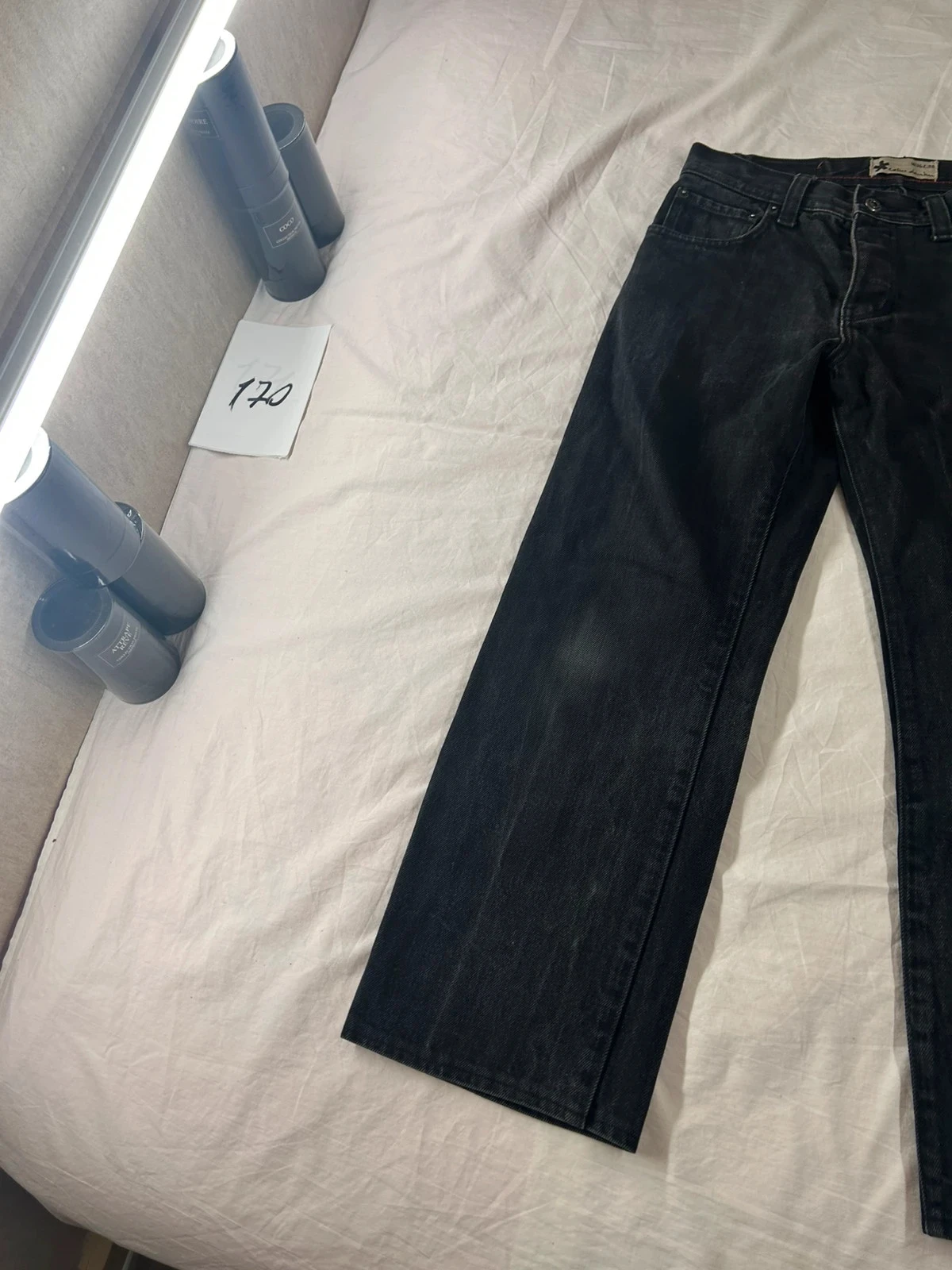 Jean negro Celio corte recto W36 L30 – photo 3